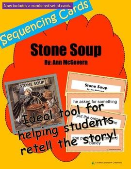 Reading in french is an excellent way to learn new vocabulary and get familiar with french syntax, while at the same time learning about whatever you read. Retell and Sequencing Cards: Stone Soup- Grades 1 or 2 | TpT