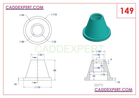 Catia 3d Drawing For Practice Technical Design