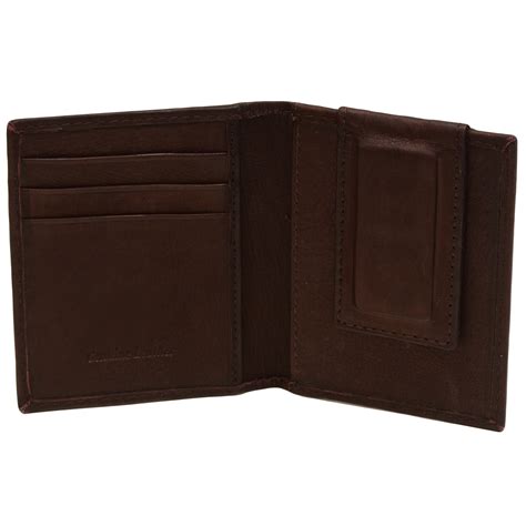 What's more, it is also equipped with the rfid blocking system that allows you to increase more than this, the wonderful leather wallet has slots both inside and outside for a very easy access. Paul&Taylor Men's Bifold Leather Wallet Magnetic Money Clip Inside | eBay