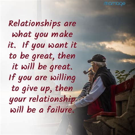 What qualities is he great at? Relationships are what you make... | Marriage Quotes