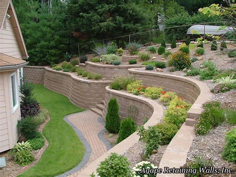 Use retaining wall how to's to enhance your yard and prevent soil erosion. Agape Retaining Walls, Inc Terrace Photo Album 2
