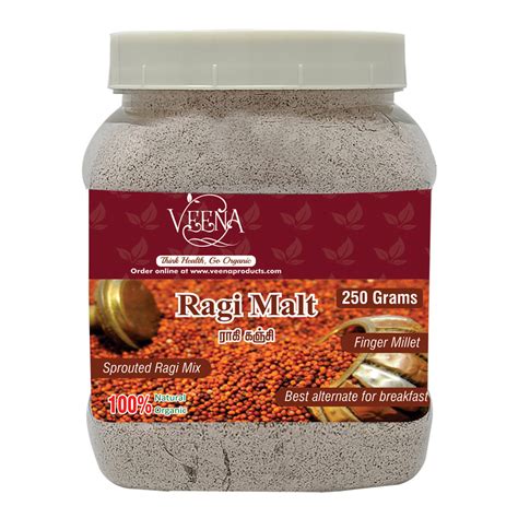 Ragi Malt Veena Organic Products