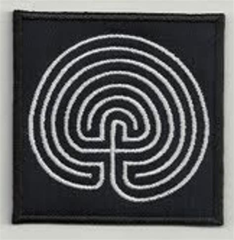 Ancient Greek Labyrinth Symbol Embroidered Patch Buy3 Etsy