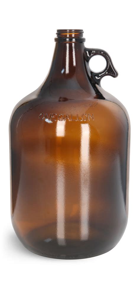 Sks Bottle And Packaging 1 Gal Glass Amber Growlers