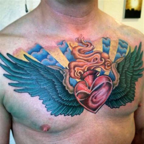 Are you a religious person? Top 99 Sacred Heart Tattoo Ideas - [2020 Inspiration Guide ...