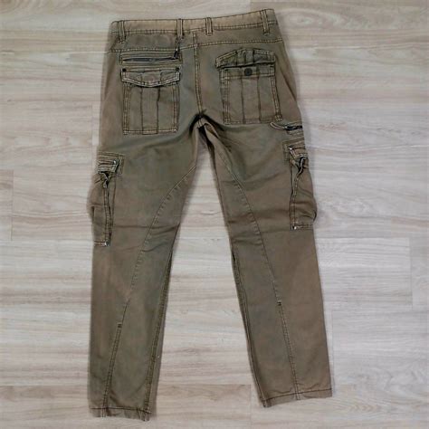 Celio Brown Cargo Pants Mens Fashion Bottoms Trousers On Carousell