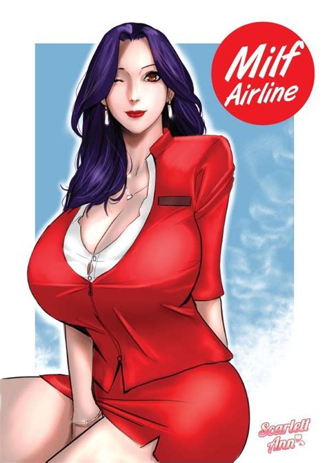 Milf Airline Scarlett Ann English Porn Comic