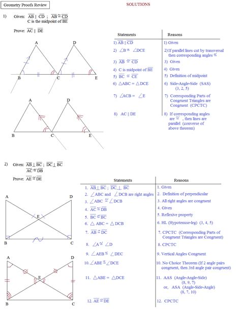 Scalene, isosceles, equilateral, and by classifying triangles / types of triangles. Geometry Proving Exercises With Answers - properties of ...