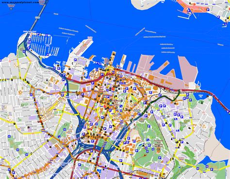 Also known as tāmaki makaurau, auckland sprawls over volcanic hills and around twin. Auckland Karte Stadtplan | creactie