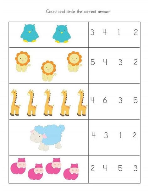 Free And Printable Toddler Worksheets Kids Math Worksheets Toddler
