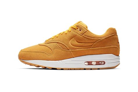 Nike Air Max 1 Premium Yellow Suede Release Hypebeast
