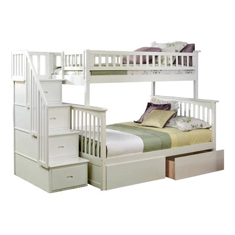 However, its pleasing proportions, easy specificing, and also. Atlantic Furniture Columbia Staircase White Twin Over Full ...