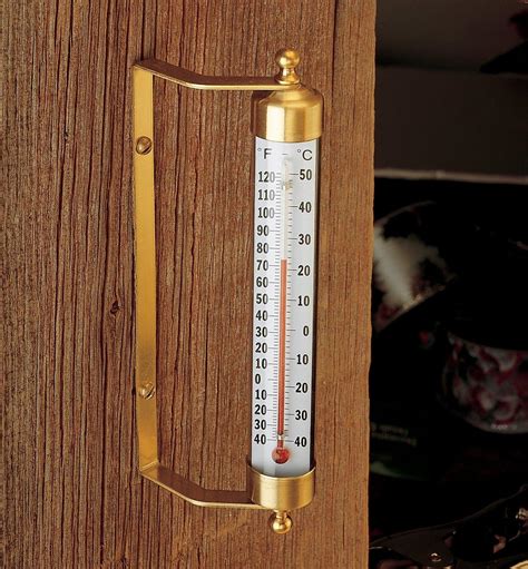 Brass Indoor Outdoor Thermometer 8 All Stores Are Sold