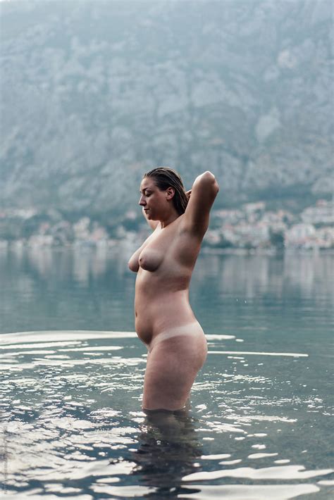 Babe Naked Woman Standing In The Water By Stocksy Contributor Twenty Eight Stocksy