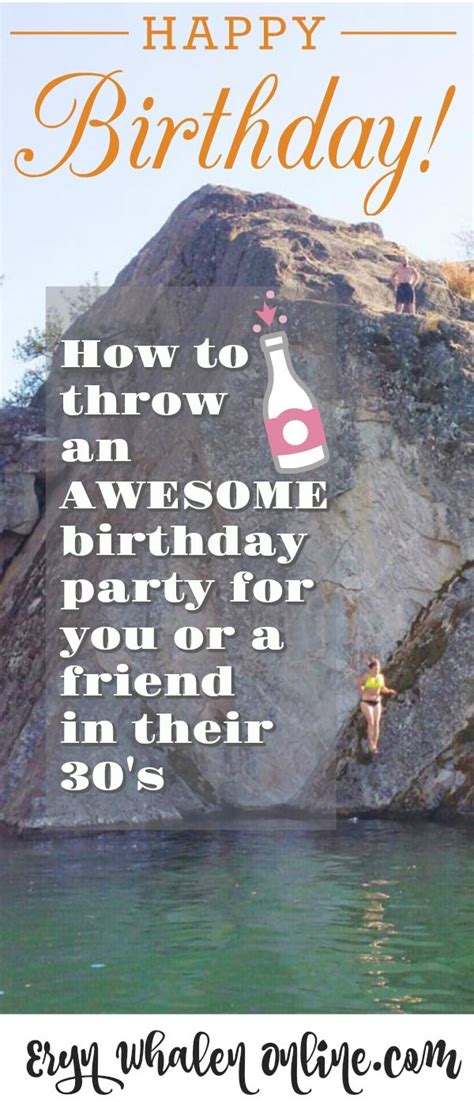 Whether you're shopping for a 40th birthday gift for a sister, best friend or for your wife, we've got you covered with a list of 40th birthday gift ideas that any woman would love to receive. How To Throw An Awesome Birthday Party For Someone In ...