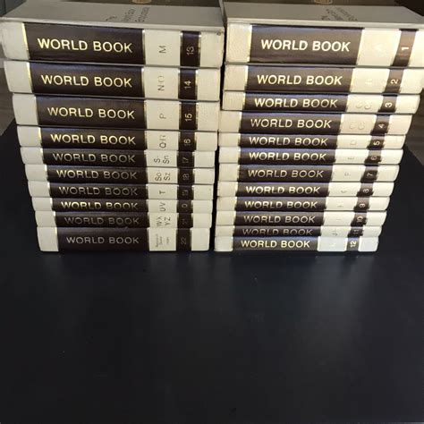 The World Book Encyclopedia 1973 Complete Set Of 22 Volumes Ebay