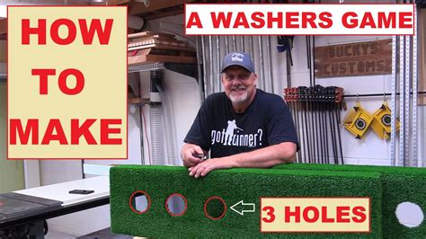 Make your own today in time for all those fun summer parties! 3 Hole Washer Game! - YouTube
