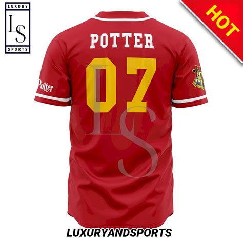 Gryffindor Lions House Harry Potter Personalized Baseball Jersey Homefavo