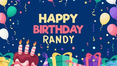 Happy Birthday Randy Cake