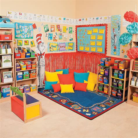 Dr. Seuss Reading Corner | Reading corner classroom, Reading corner for kids, Reading classroom