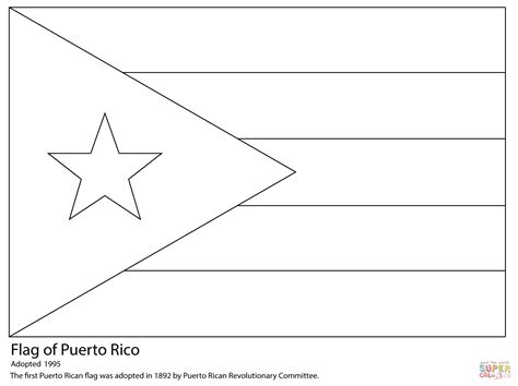 Printable Free Printable Puerto Rico Flag
