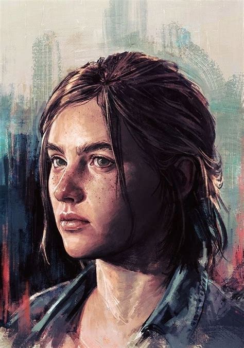 The Last Of Us Part Ii Official Artwork Of Ellie Arte De Jogos