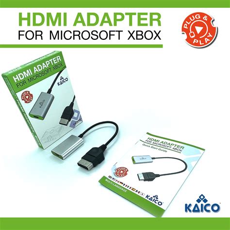 Original Xbox HDMI Display Adaptor Cable Kaico Labs