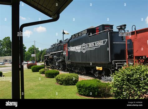 Greenville Railroad Park And Museum Greenville Pennsylvania Stock Photo