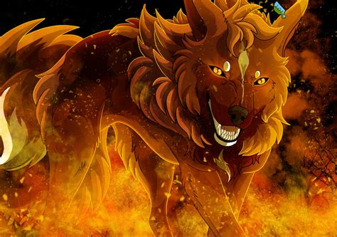 Cm Wolf Of Flames By Chylk On Deviantart
