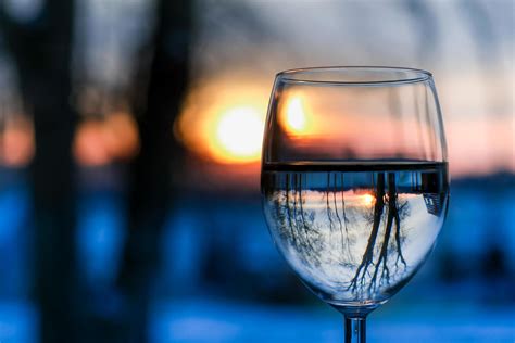 Free Picture Sunset Water Sun Winter Glass