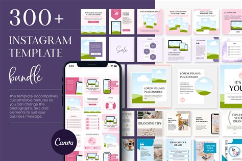 Design And Templates Paper Instagram Post And Story Templates 300 Instagram