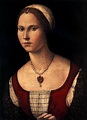 Lucrezia Crivelli, the second wife of Lodovico il Moro Sforza ...