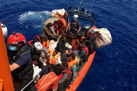 Six Migrants Dead Dozens Rescued Off Libya Coast Un Arab News