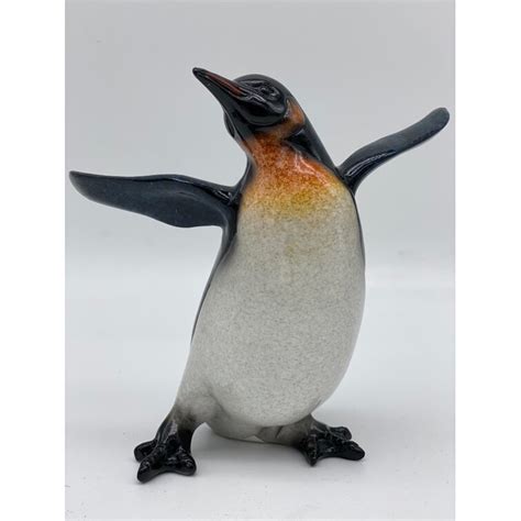Bungalow Rose Arigato Dancing Emperor Penguin Figurine Reviews Wayfair