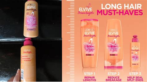 Its conditioning formula is enriched with a. LOREAL PARIS ELVIVE DREAM LENGTHS NO HAIR CUT CREAM LEAVE ...