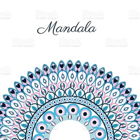 Mandale Icon Bohemic Design Vector Graphic Stock Illustration
