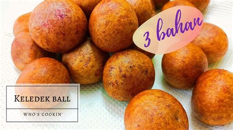 Keledek Ball Viral 3 Bahan Resepi Sweet Potato Balls Recipe Youtube