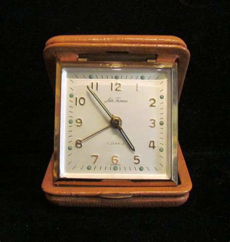 Vintage Travel Alarm Clock Seth Thomas Travel By Classiccollector