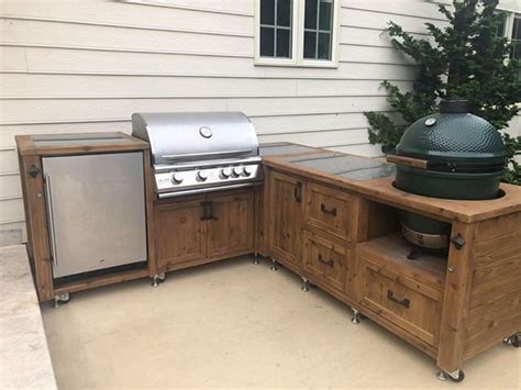 Outdoor Grill Kitchen Grill Cabinet Grill Table And Other Etsy