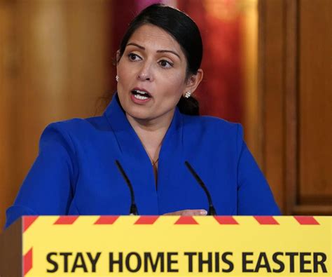 Coronavirus Priti Patel ‘sorry If People Feel Government Has Failed