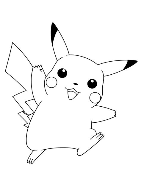 Coloriage Pikachu En Ligne Shizukuglassc