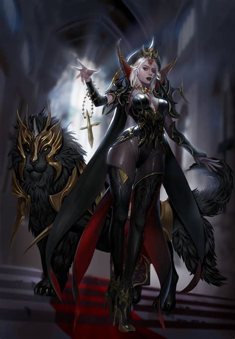 The Queen Of Demons By Do Re Dore O Artstation In 2021 Fantasy