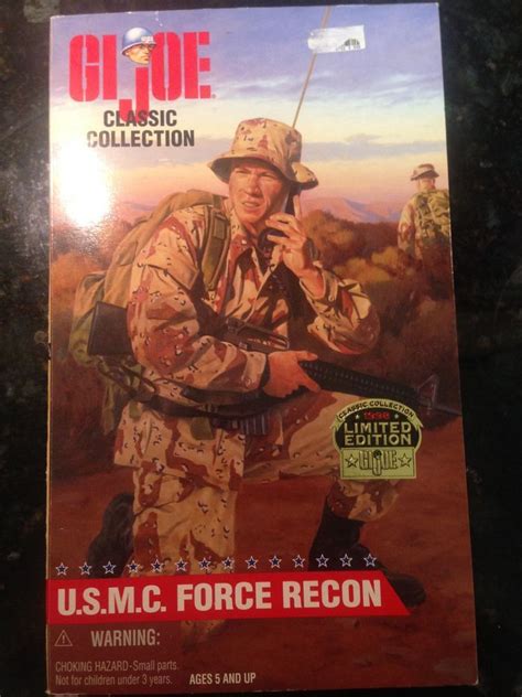 Gi Joe Classic Collection Usmc Force Recon African American Soldier