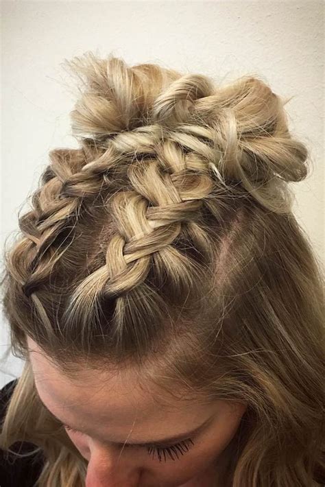 Grab a small triangle section at the front of. Cute And Creative Dutch Braid Ideas | LoveHairStyles.com ...