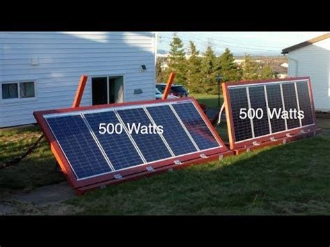 Below, we collected a hodgepodge of diy solar panel plans. DIY Ground mounted Solar Panels with adjustable angles - YouTube