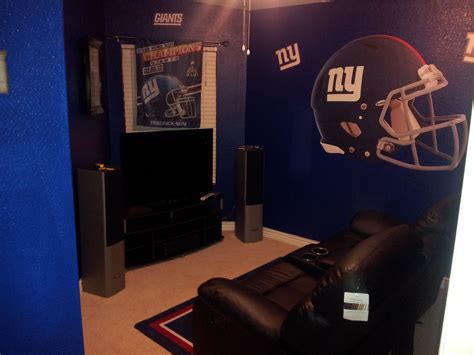 My NY Giants Man Cave is complete | Man Room/Man Cave | Pinterest | Men cave, Cave and Man room