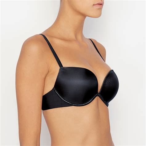 Full Effect Push Up Bra Black Wonderbra La Redoute