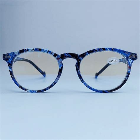 Blue Reading Glasses With Without Prescription With Blue Light Filter Provides Protection