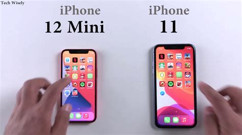 Iphone 12 Mini Vs Iphone 11 Speed Test Size Comparison Ram