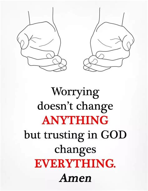 Trusting In God Changes Everything